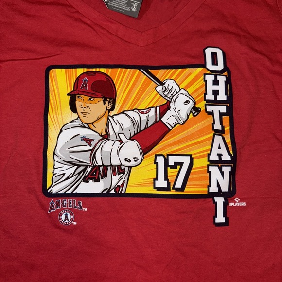 New Era Shohei Ohtani Los‎ Angeles Angels T-shirt Women's Medium - Picture 2 of 7